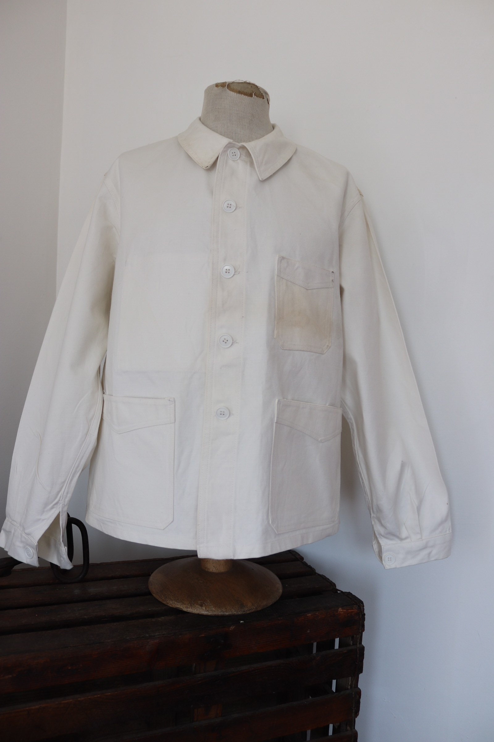 white painters jacket