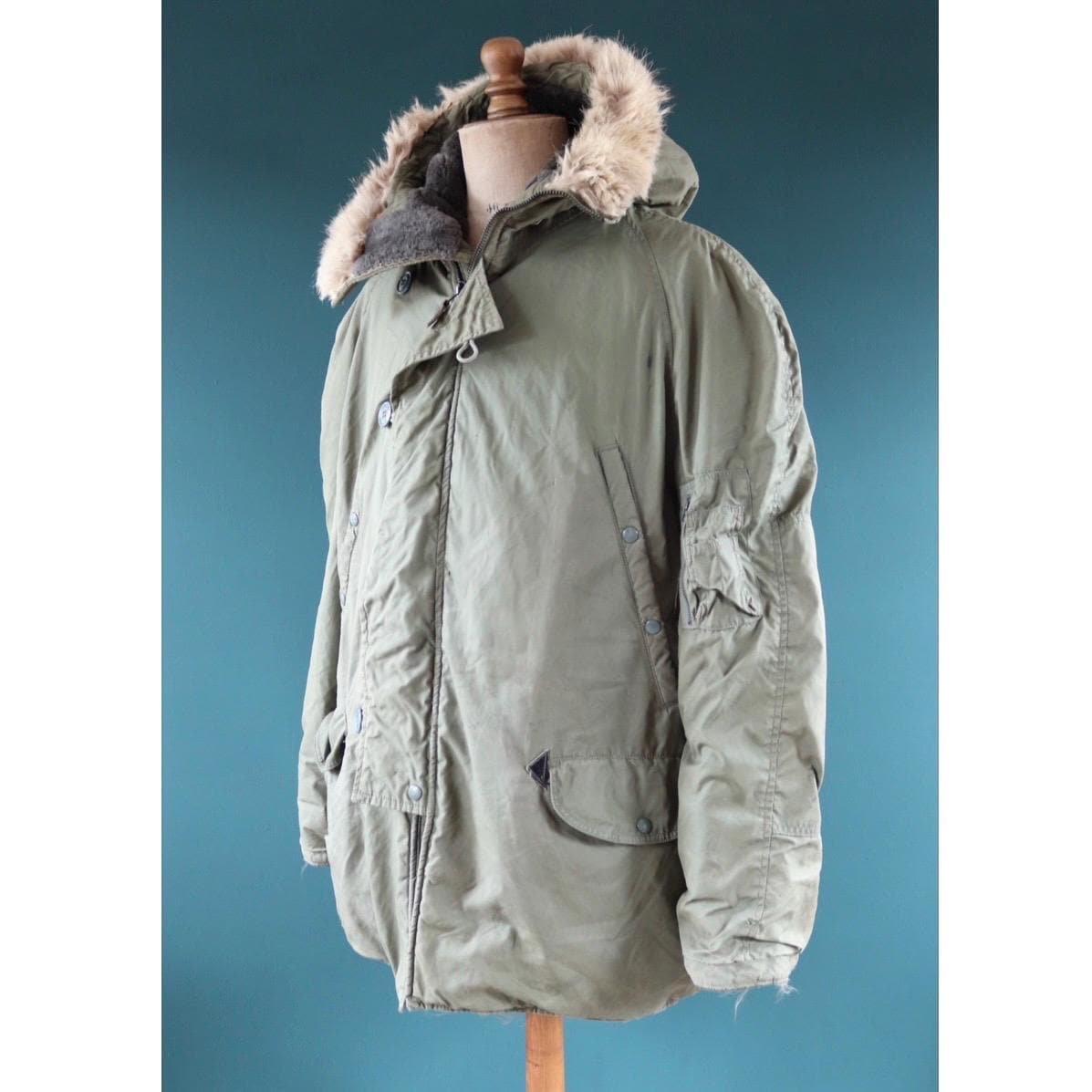 Vintage 1970s USAF N3B Parka - US Air Force Snorkel Jacket - 54