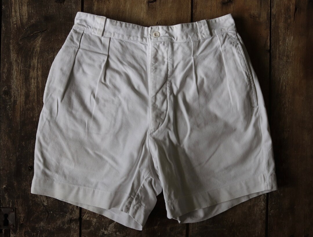 50〜60's【フランス軍】　FRENCH NAVY LINEN SHORTS DEADSTOCK】50s FRENCH NAVY LINEN SHORTS フランス軍 海軍