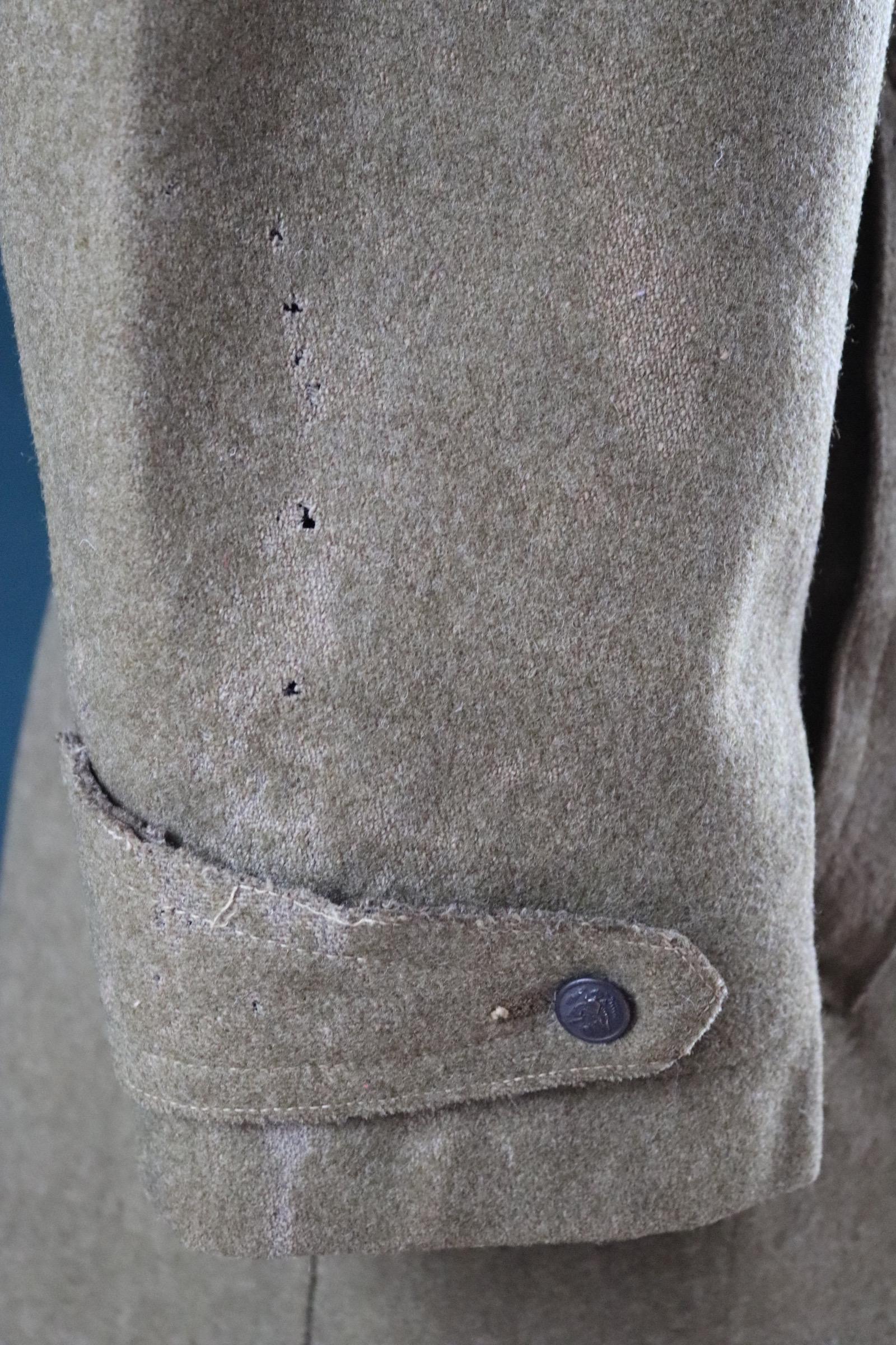 ジャケット・アウター US ARMY WOOL COAT 1910'S VINTAGE Antique 1910s WW1 Wool Trench Coat - M1917 - Antique US Army