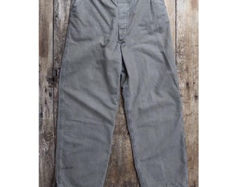 レッグウェア Vintage pants. Made in France Vintage French Brown Railway Pants, Size W36. Un-worn