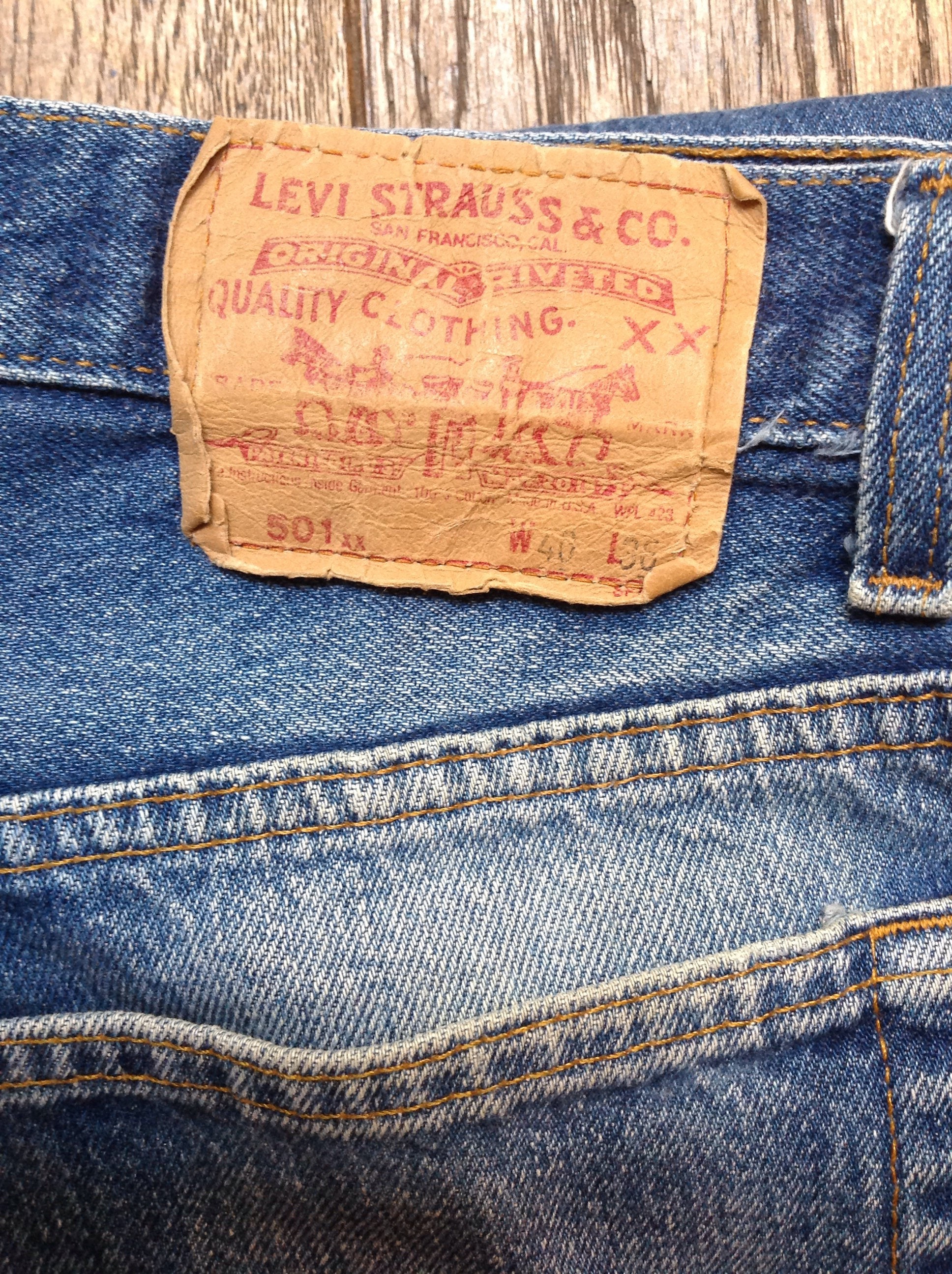 levi strauss 501 original riveted