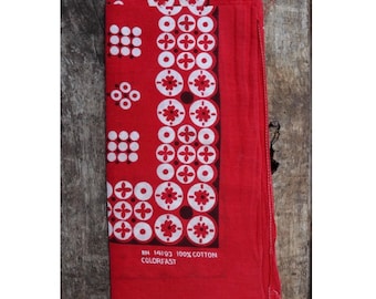 ヴィンテージバンダナ / ターキーレッド ワムクラフト - Etsy 日本