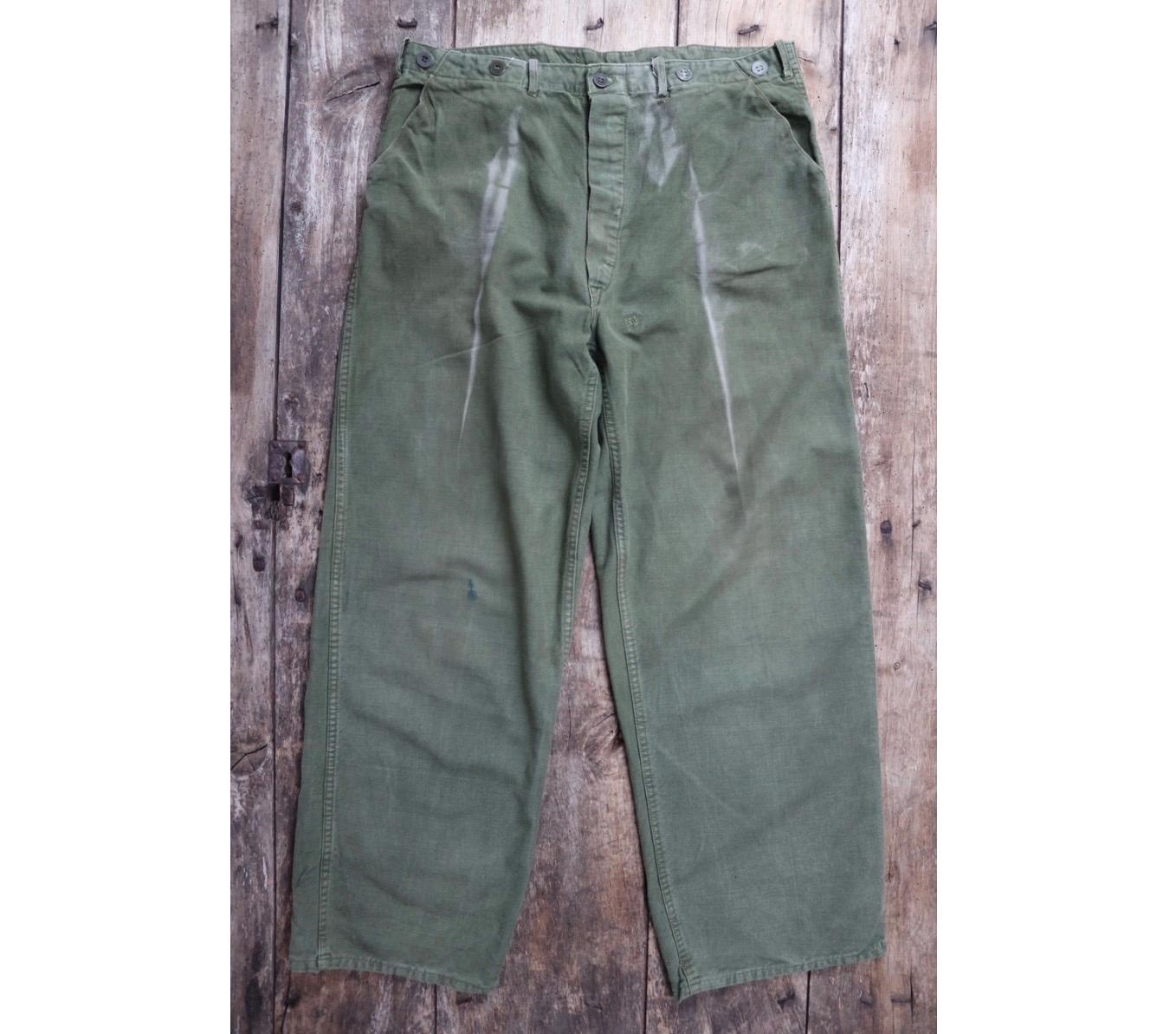 パンツ swedish army 1945 Military Vintage Original WW2 1940s Dated Swedish Army M39