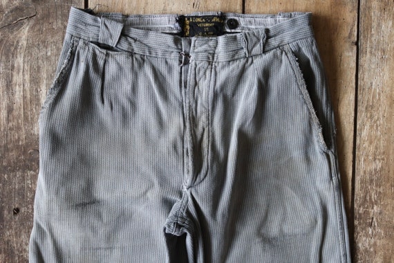 股上34cm30〜50s french work pants