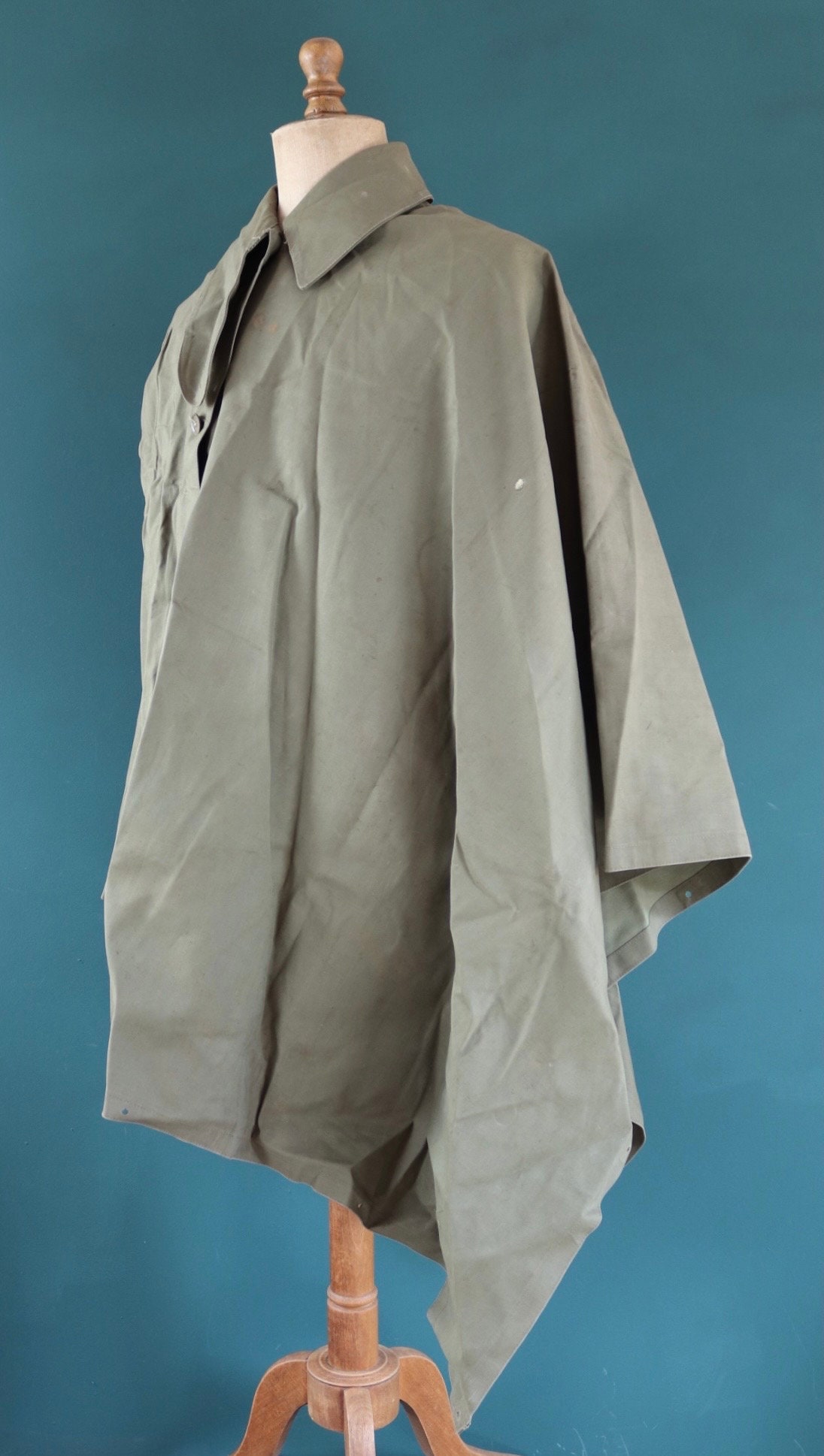 ジャケット・アウター 40s btritish military cotton cape British Style Men Woolen Trench Coat Outwear Warlord Cloak