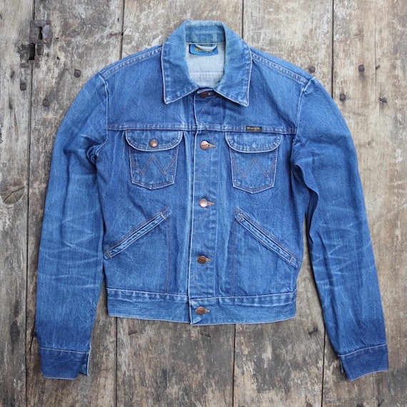 Vintage 1980s Wrangler Trucker Jacket - 36