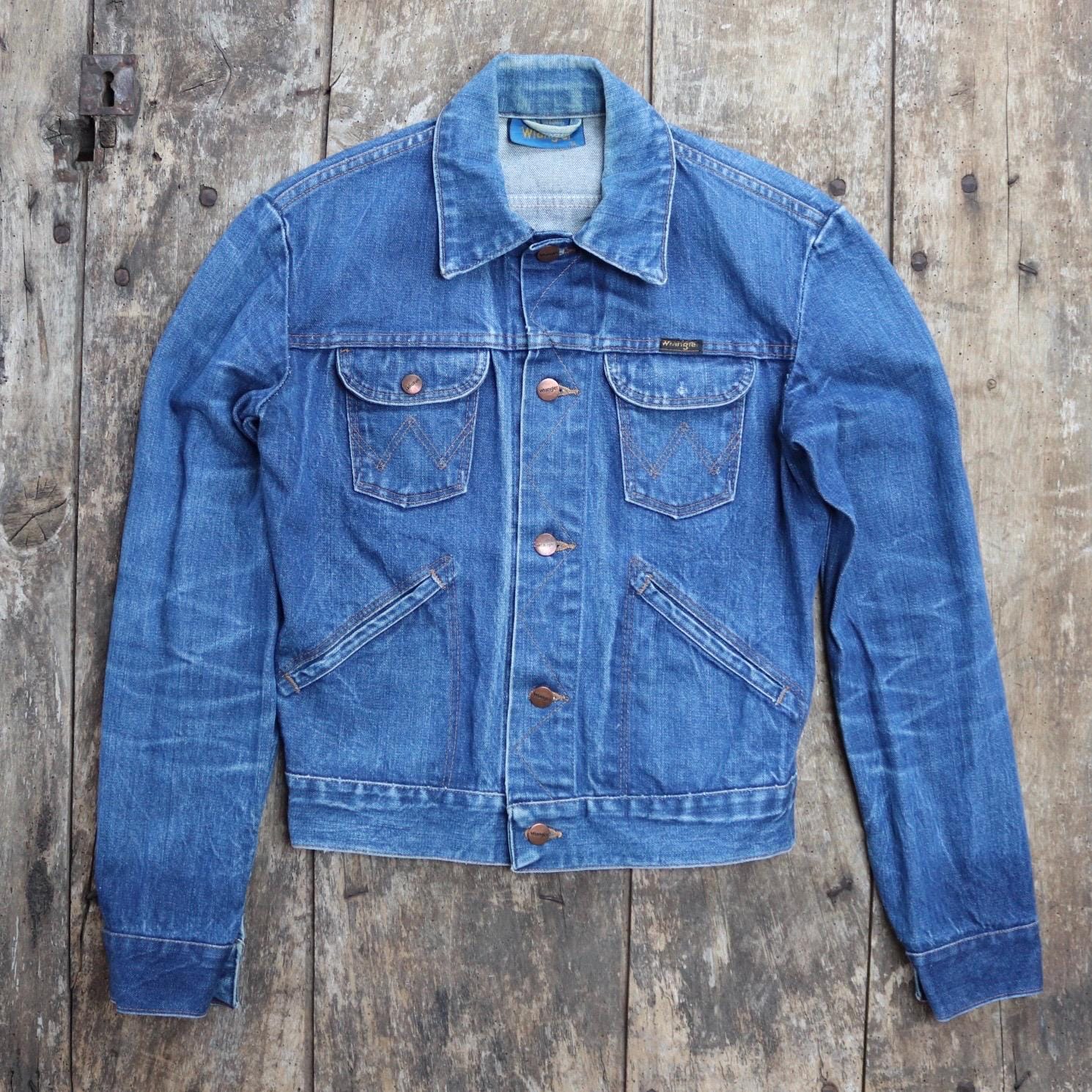 Vintage 1980s Wrangler Trucker Jacket - 36