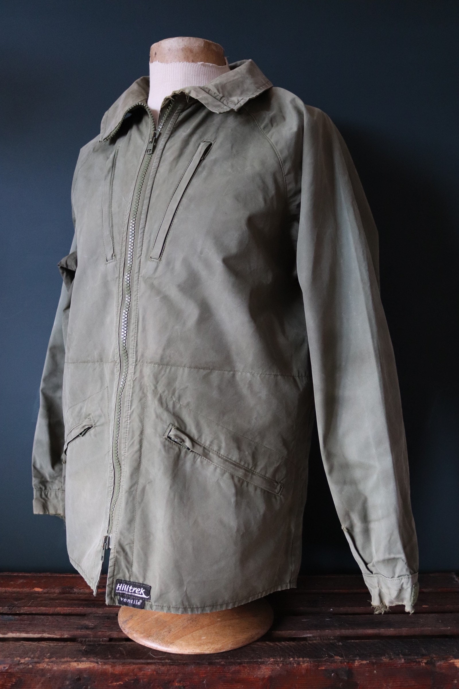 Vintage 1990s 90s 00s Hilltrek Ventile Green Khaki Hiking Vintage 1990s 90s 00s Hilltrek Ventile Green Khaki Hiking