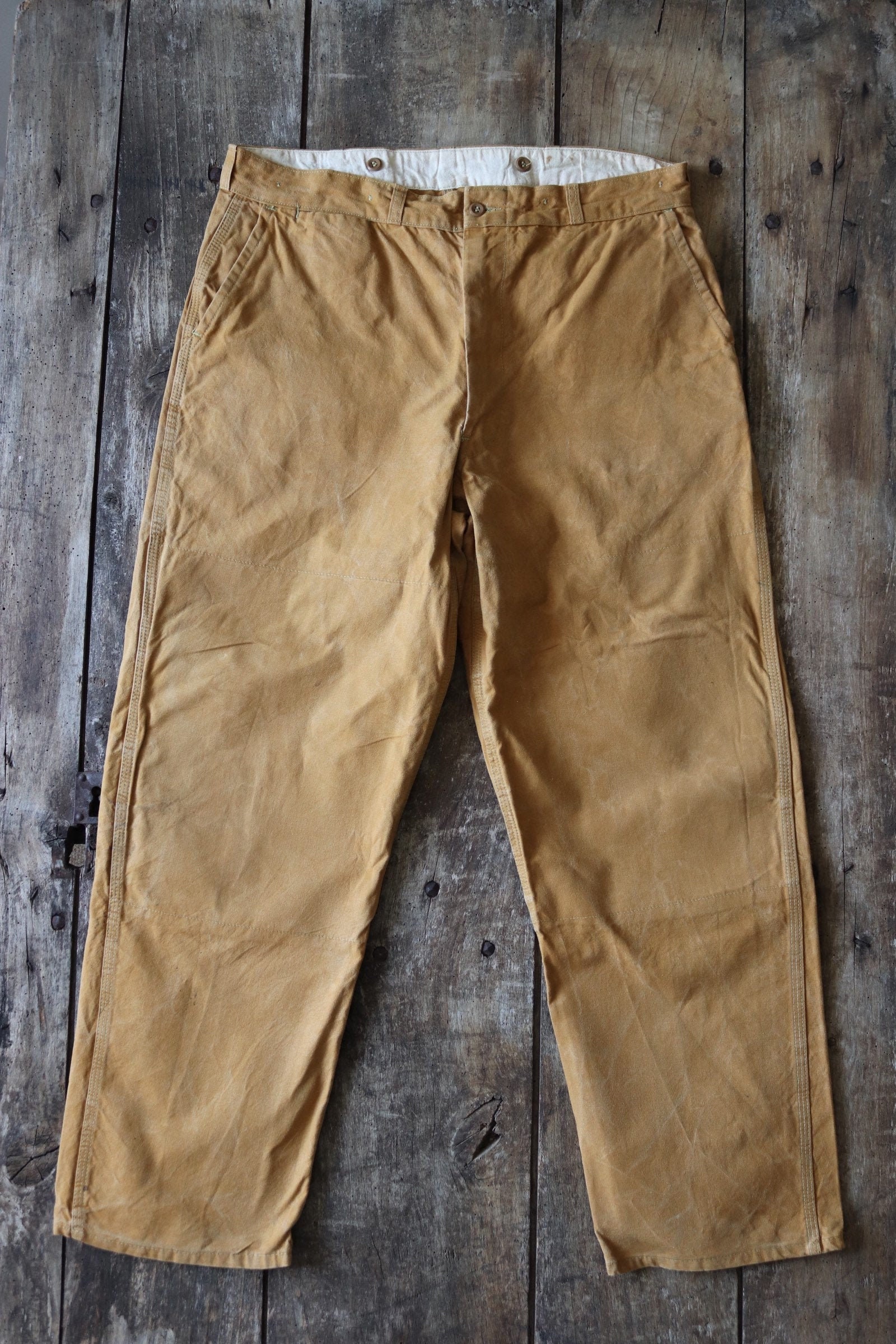 Vintage 1960s 60s Revelation hunting utility field trousers pants work ...