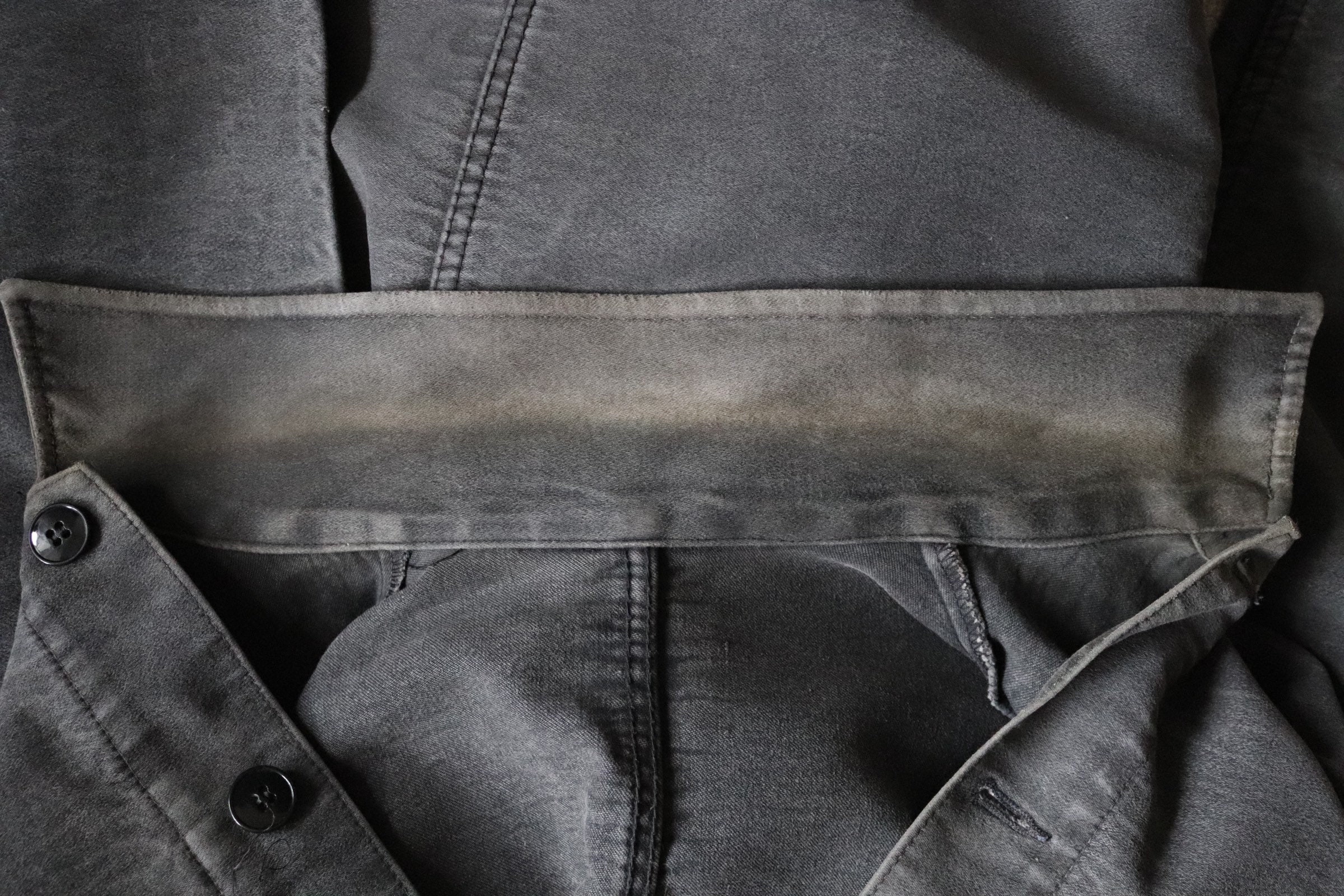 Vintage 1950s 50s French Black Moleskin Work Jacket Chore - Etsy