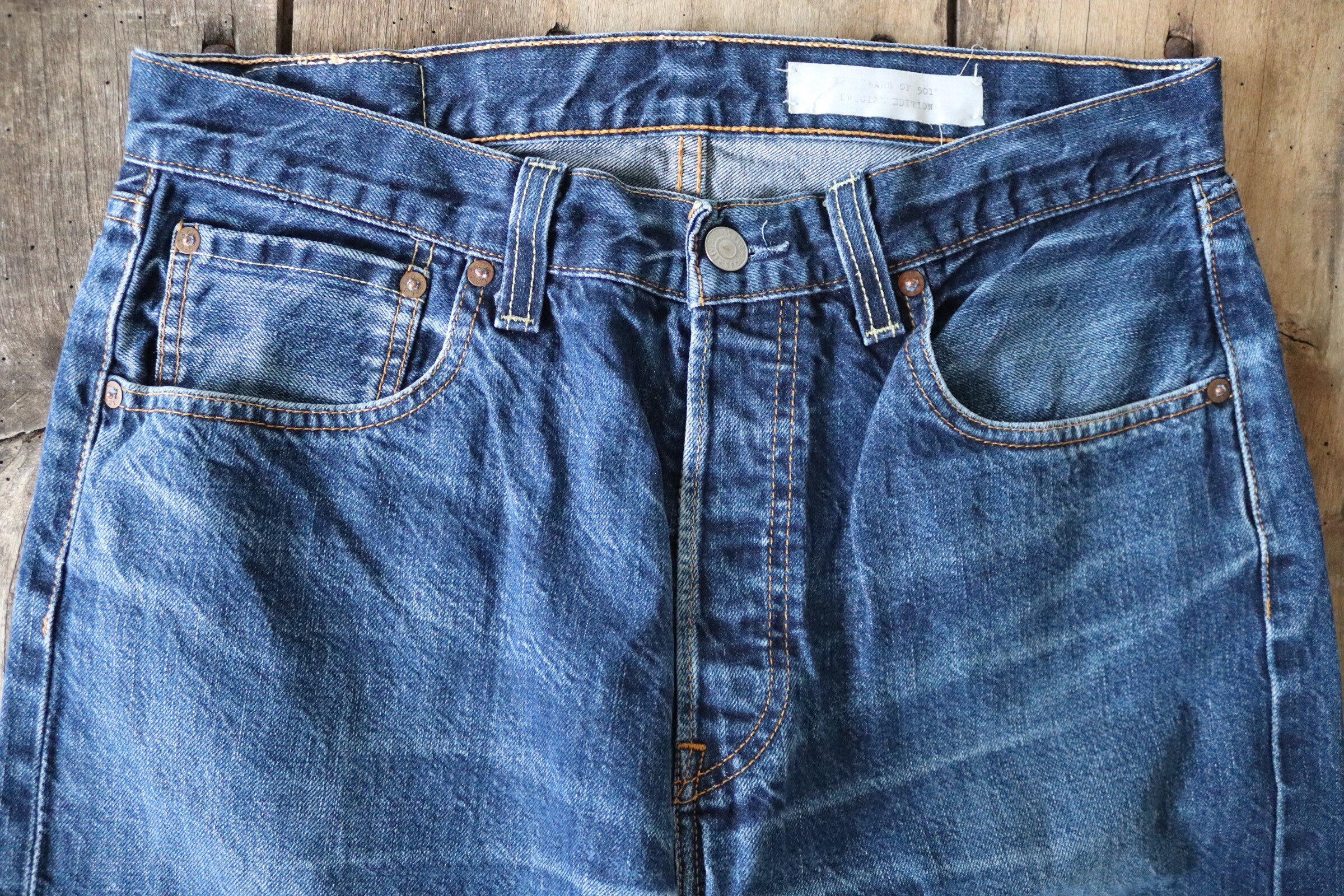 Vintage Levis Levis Strauss selvedge 501 blue denim jeans 31 x 33 ...