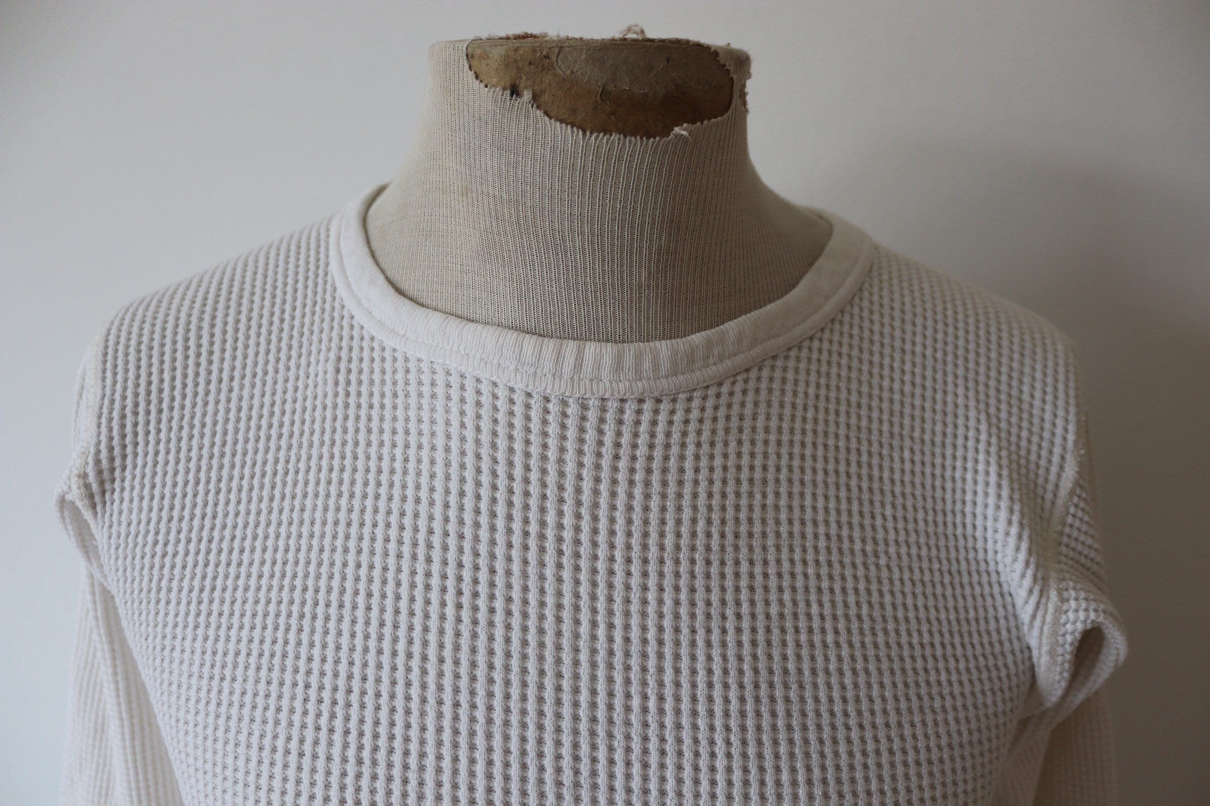 white thermal undershirt