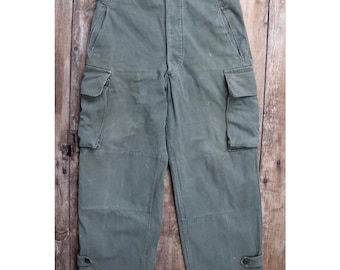 1960s French Army Cargo Pants, M64 Field Sateen Pants, Size 3XL - Etsy