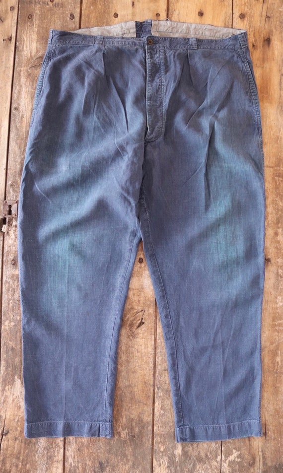 French 1940s workwear trousers - Gem French 1940s workwear trousers - Gem
