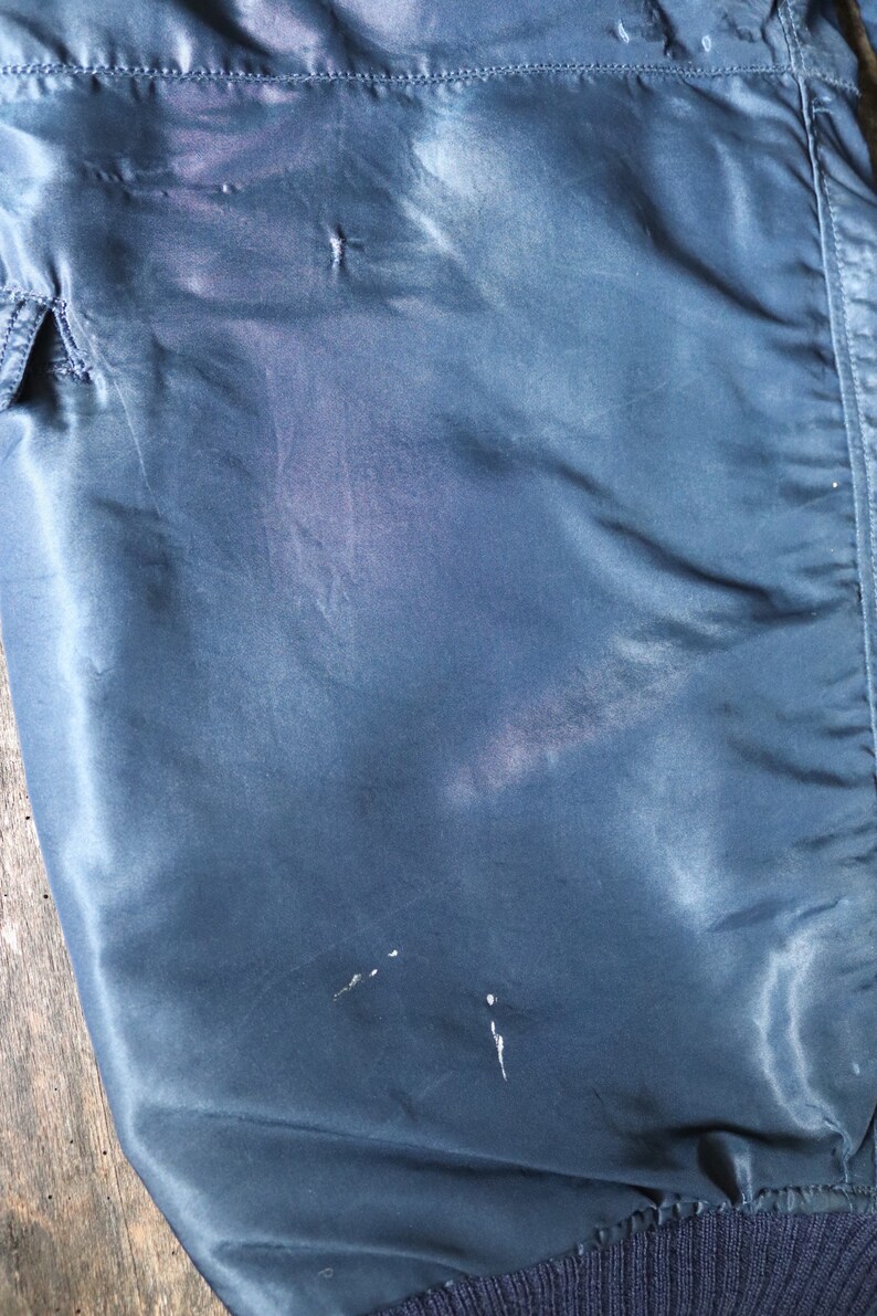 Vintage 1940s 40s 1950s 50s USAF US air force extreme cold weather trousers D-1A overalls Conmar zipper motorcycle Sigmund Eisner 34\u201d x 30\u201d