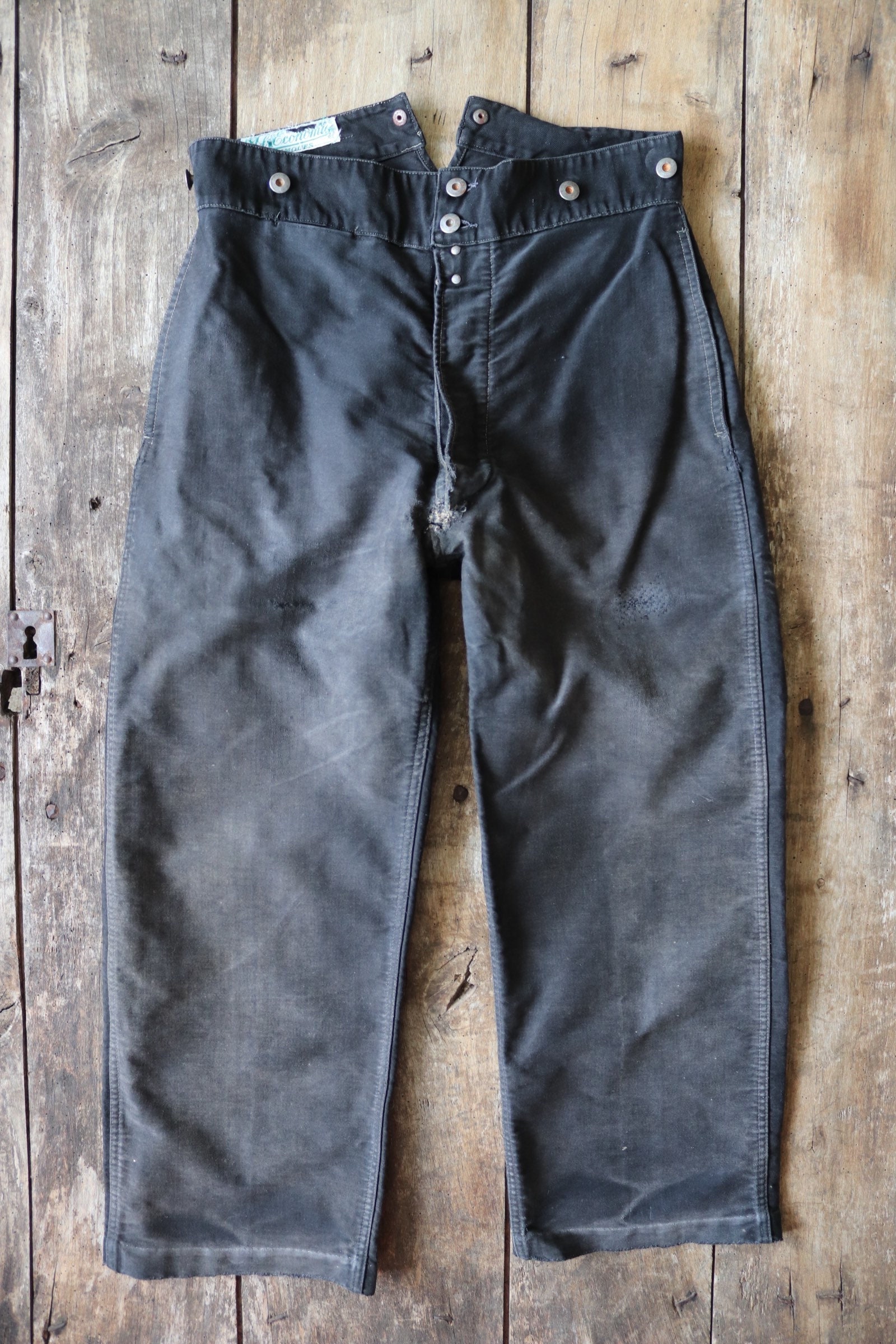 股上34cm30〜50s french work pants