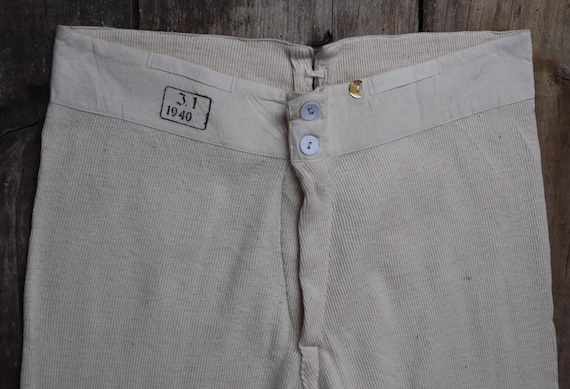 Vintage Swedish Military Army Long Johns 36x28 Thermal