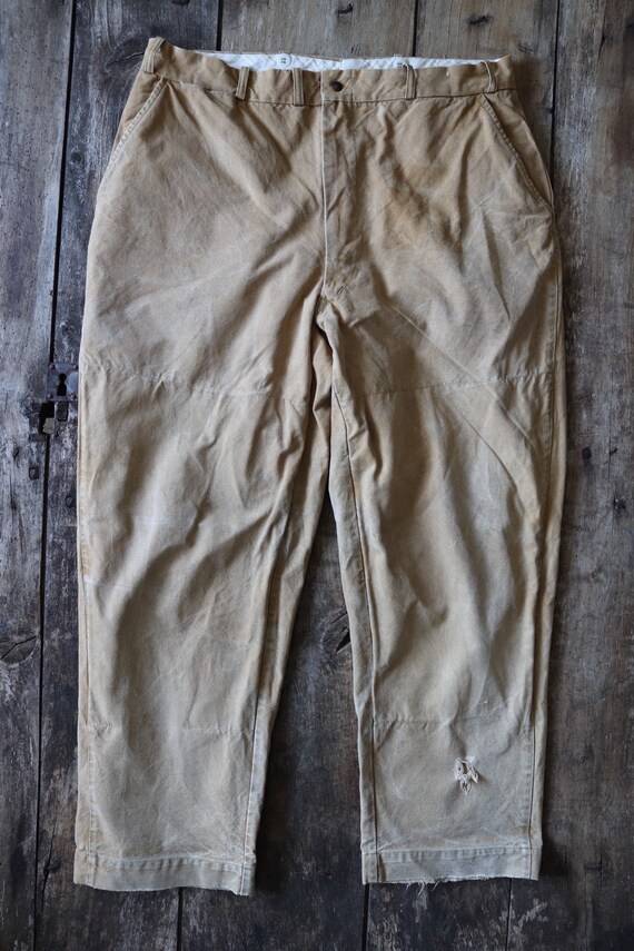 Vintage 1950s 50s 1960s 60s Duxbak Hunting Trousers Pants Work