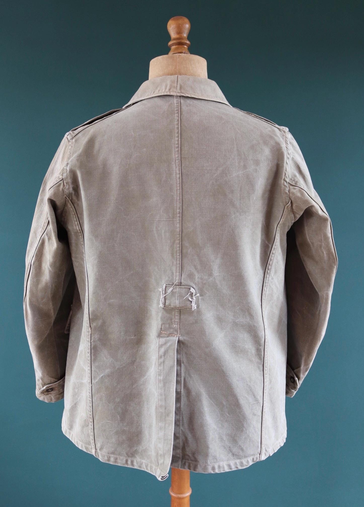 Vintage WW2 French M38 Bourgeron - 1940s Military Jacket - 45