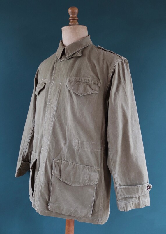 Vintage 1950s 50s French M47 M 47 Army Field Utility Jacket 