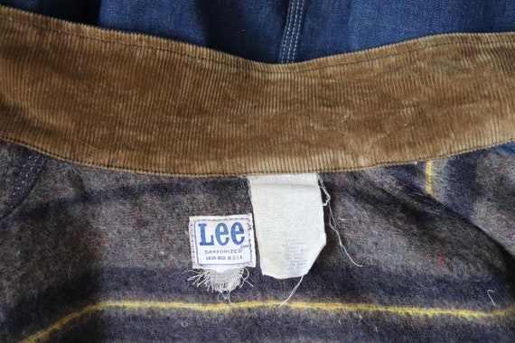 Vintage 1960s 1970s Lee Denim Jacket 81-LJ Indigo Blue Vintage 1960s 1970s Lee Denim Jacket 81-LJ Indigo Blue