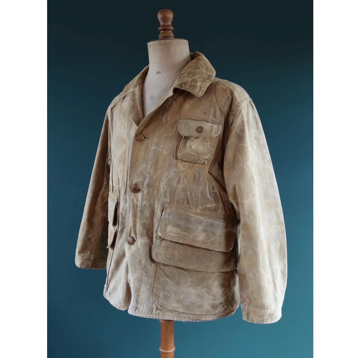 ジャケット・アウター 40's VINTAGE Shooting Jacket with Wappen 1940s Hunting Jacket - Etsy Canada