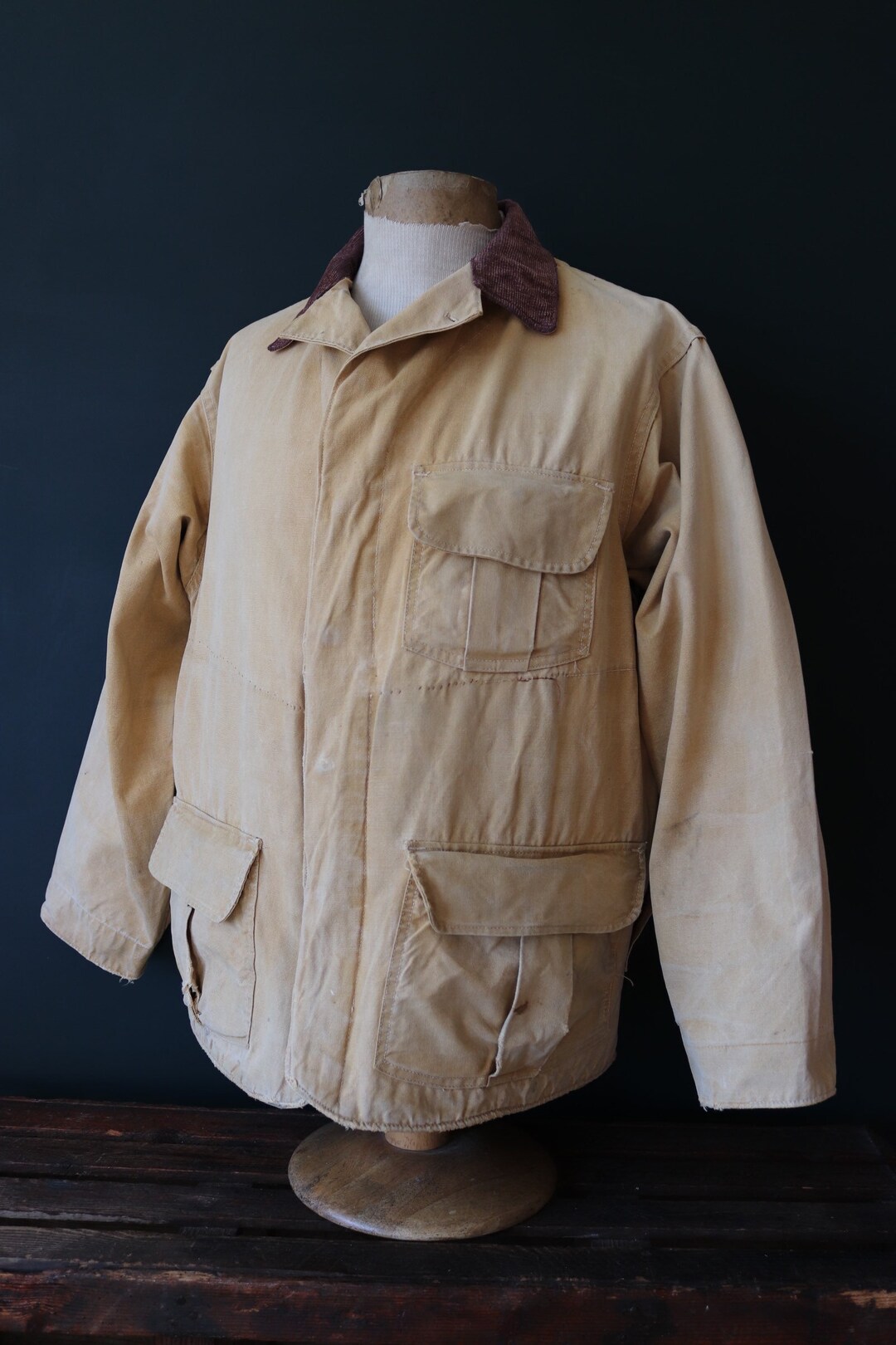 Hinson Bodyguard ハンティングジャケット50's vintage 1950s 'hinson' Bodyguard Cotton Canvas Hunting Jacket