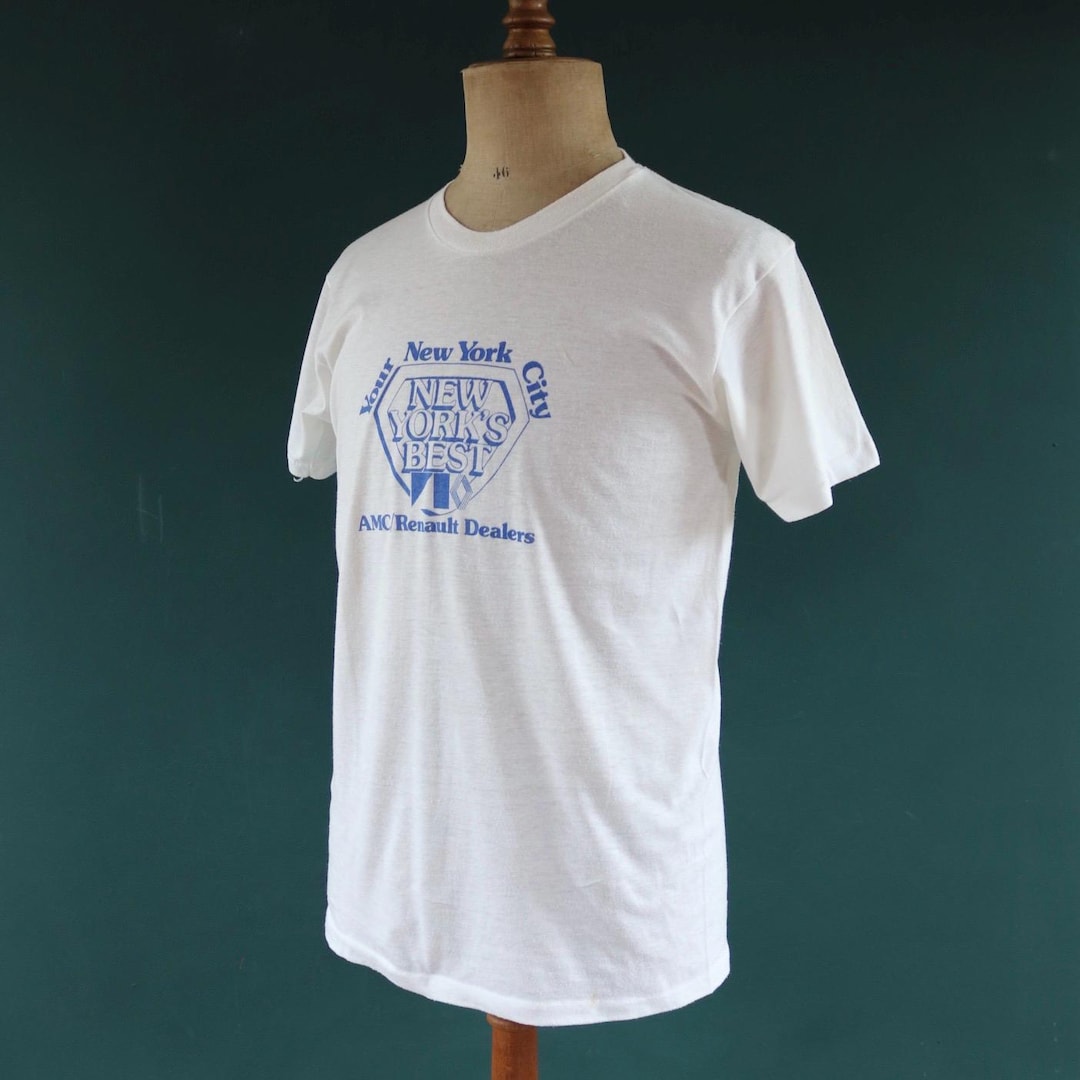 1980年代のヴィンテージ シングルステッチ NYC Tシャツ - ルノーカー 