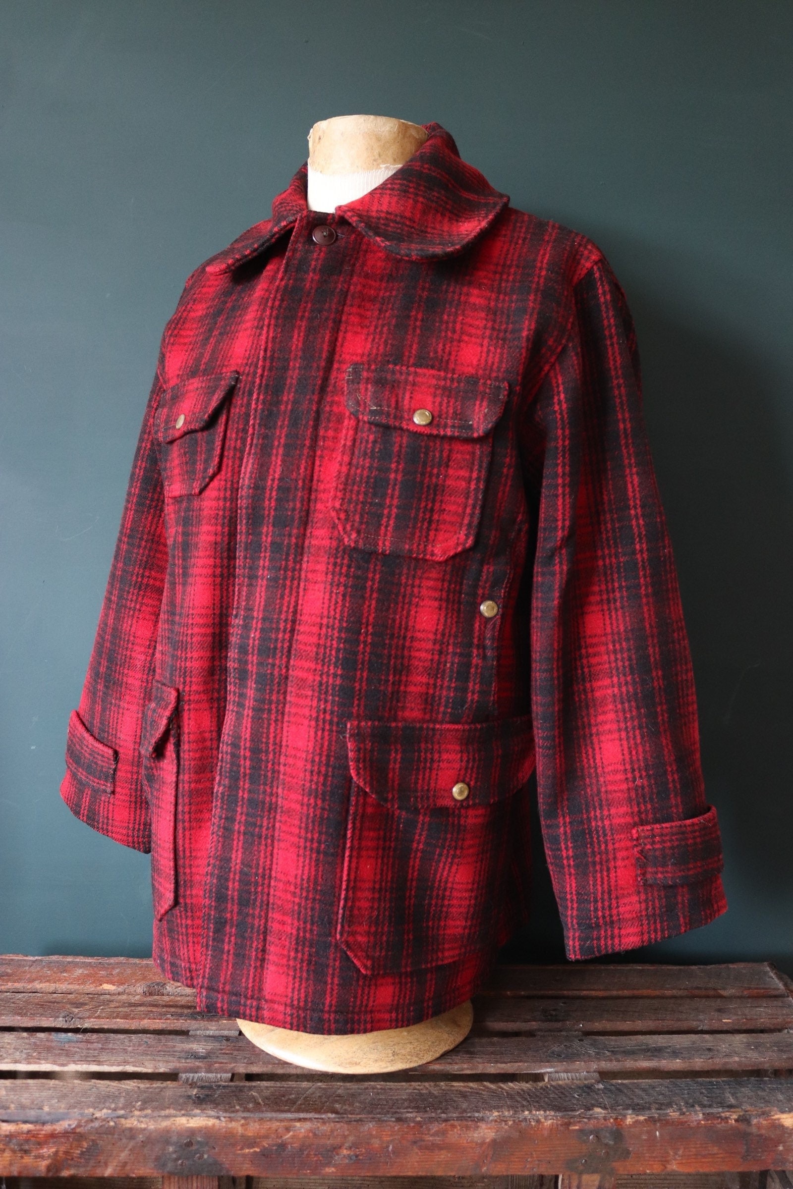 50s  Woolrich  Mackinaw Hunting Coat