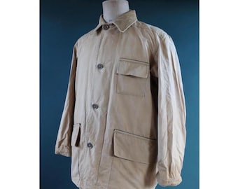 Vintage 1930s 40's Utica Duxbak AERO Field Coat,canvas Hunting