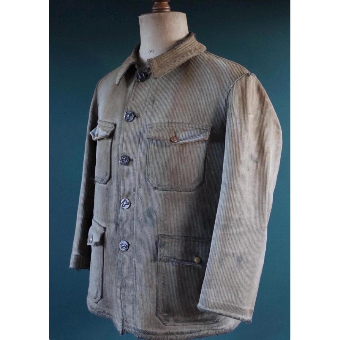 40〜50s French Vintage Corduroy Jacket 40-50s French Vintage Corduroy Hunting Jacket |