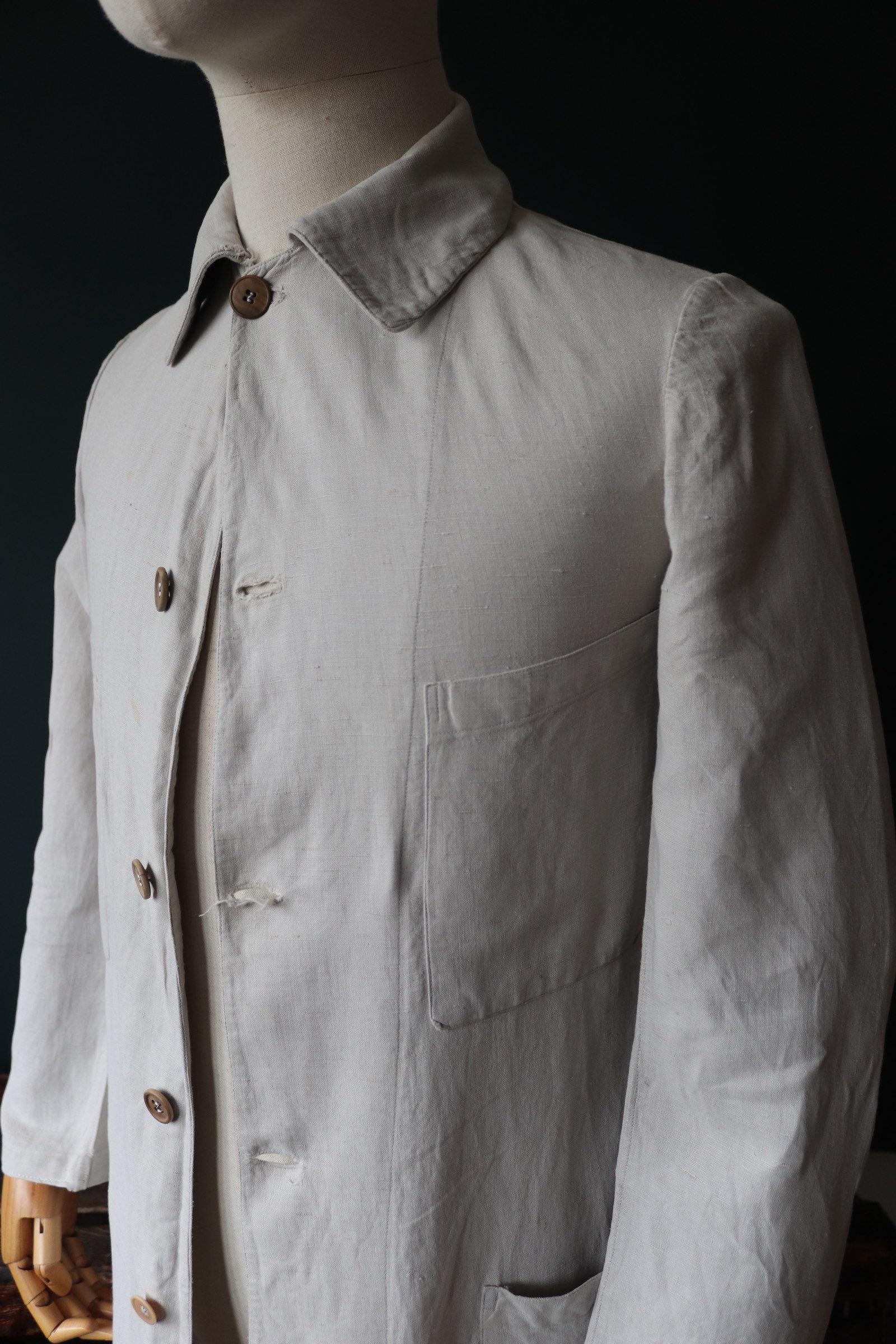 Vintage Antique 1920s 1930s French Workwear Jacket Overalls Vintage Antique 1920s 1930s French Workwear Jacket Overalls