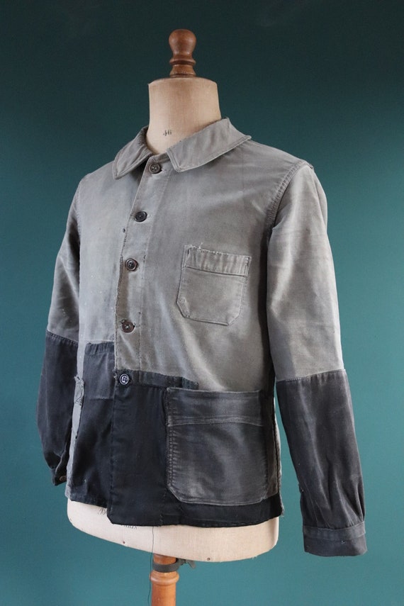 1940's French wool work jacket身幅54cm