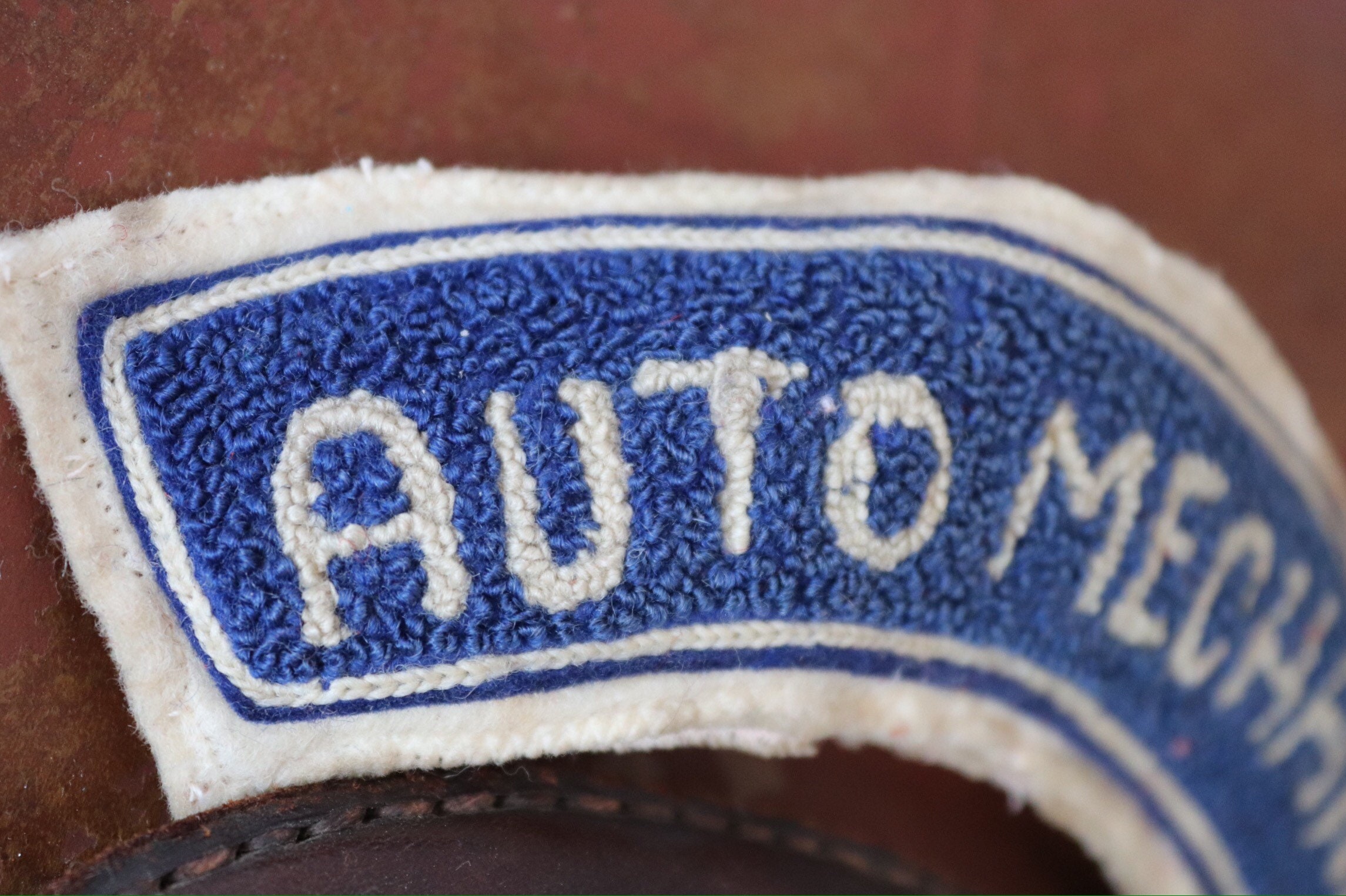 Vintage 1960s 60s chenille patch Letterman sports american high school