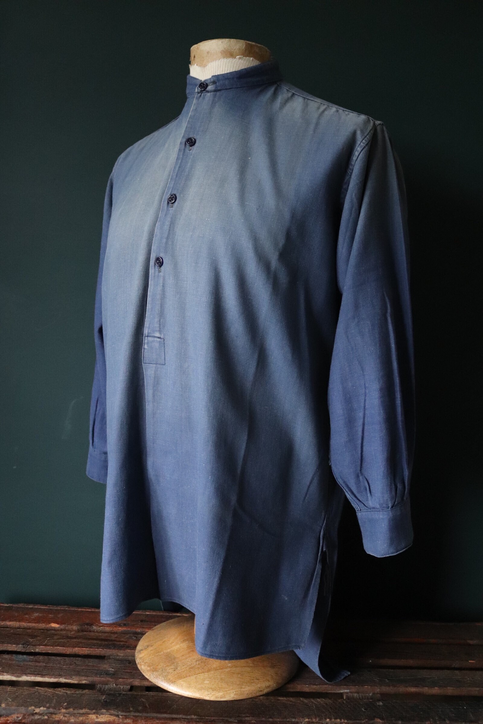 Vintage 1940s 40s French sun faded 