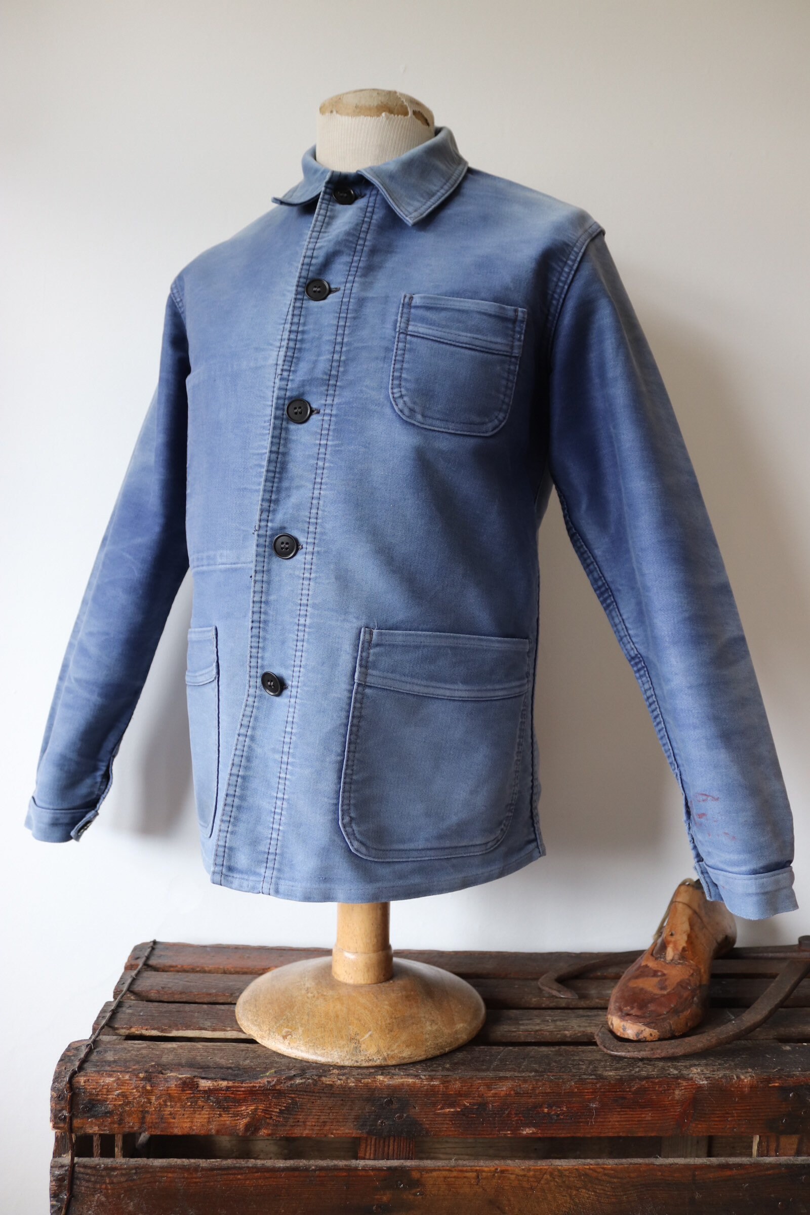 Vintage 1950s 50s french sun faded Le 