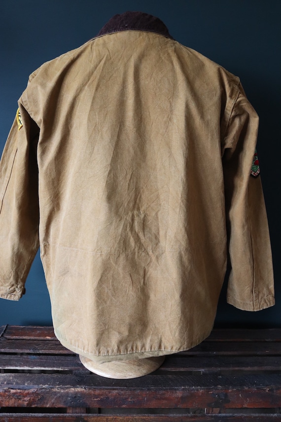 Vintage 1950s Workwear Jacket - Bullseye Bill Hunting - Tan