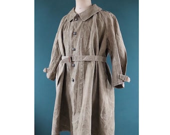 French Military Linen/coton Coat Circa 1940 - Etsy Canada