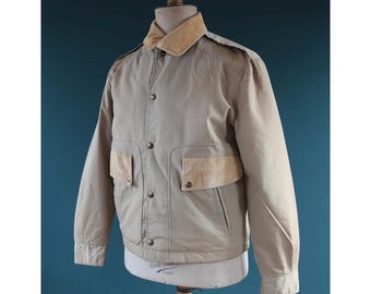 Vintage 1960s quilted jacket - American workwear - 45” chest