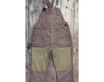Vintage 1960s French workwear overalls - Vetra dungarees - 36” x 26”