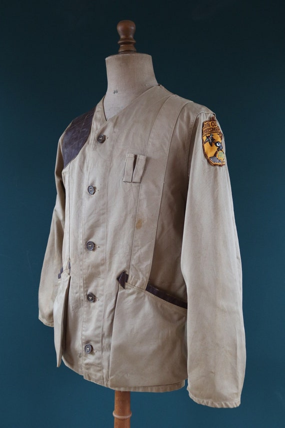 Vintage 1950s 50s 1960s 60s 10-X Hunting Shooting Rifle Jacket 42 