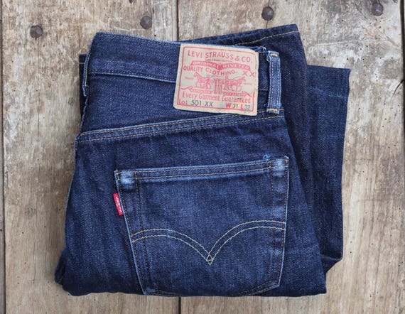 Vintage LVC Levi's 501XX Jeans - Big E - Selvedge Denim - 29