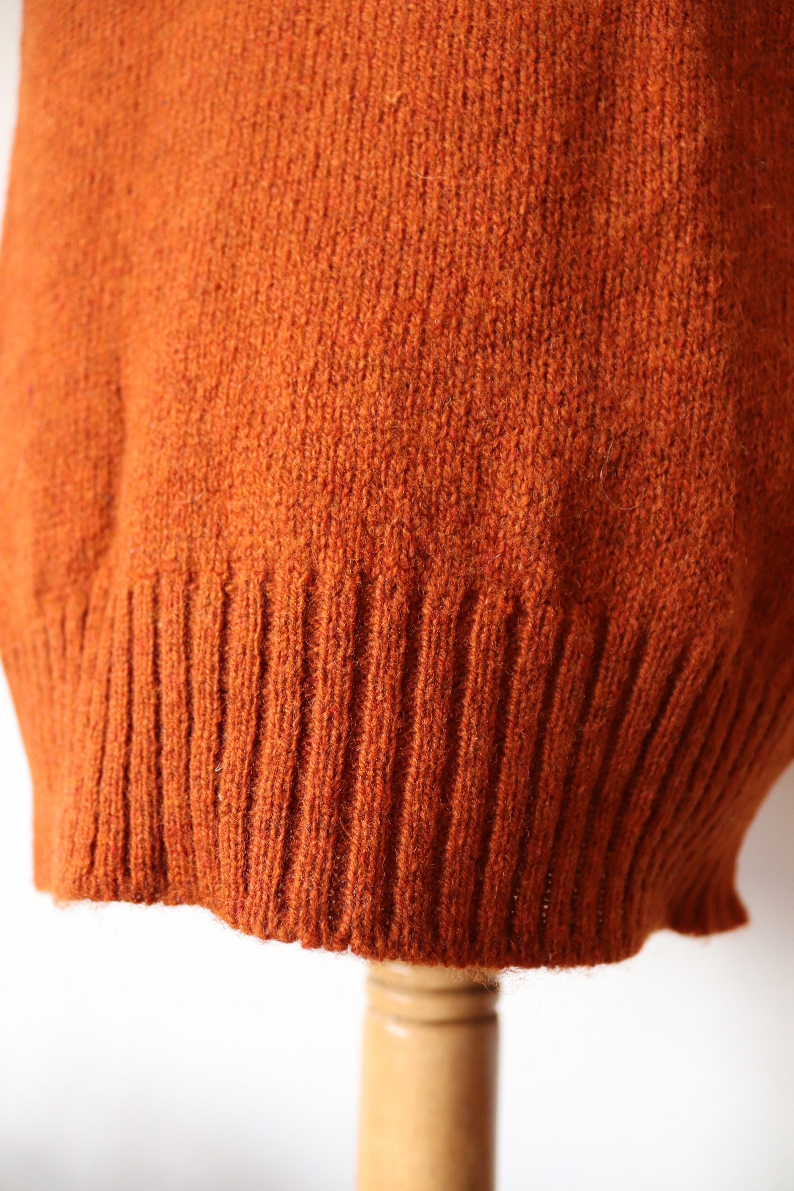 RESERVED Vintage 1970s 70s Jantzen deadstock rust orange wool ...