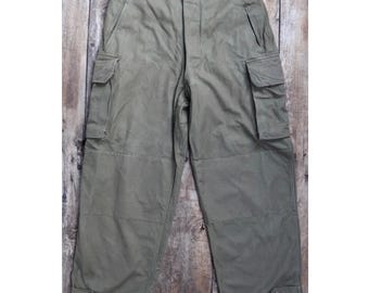 Vintage 1940s French M47 Utility Pants - Military Workwear