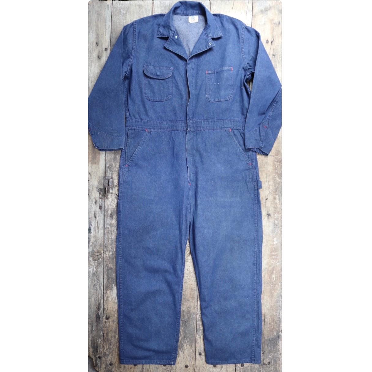 70's Wrangler : Damaged Coverall【襤褸】 70's Wrangler: Real Damaged Coverall