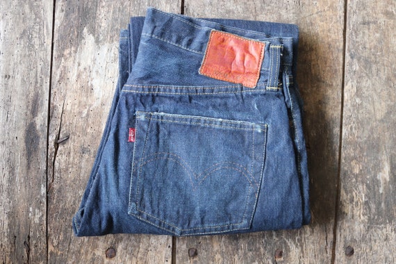 Vintage Levis Levis Strauss LVC 501 501XX indigo blue denim jeans