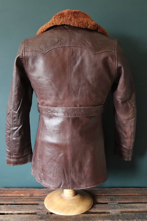 Vintage 1960s 60s Monarch Brown Horsehide Leather Jacket - Etsy