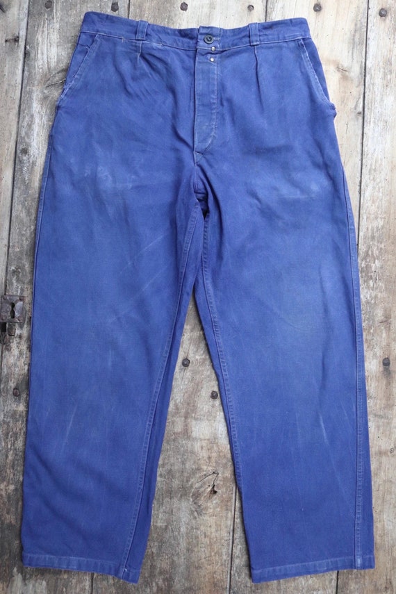 パンツ French vintage work trousers 30s original-1930s-french-cinch-