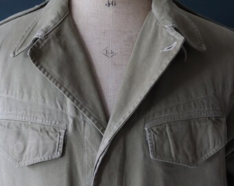 Vintage French Army Jacket 1950s M47 M 47 Field Utility Vintage French Army Jacket 1950s M47 M 47 Field Utility